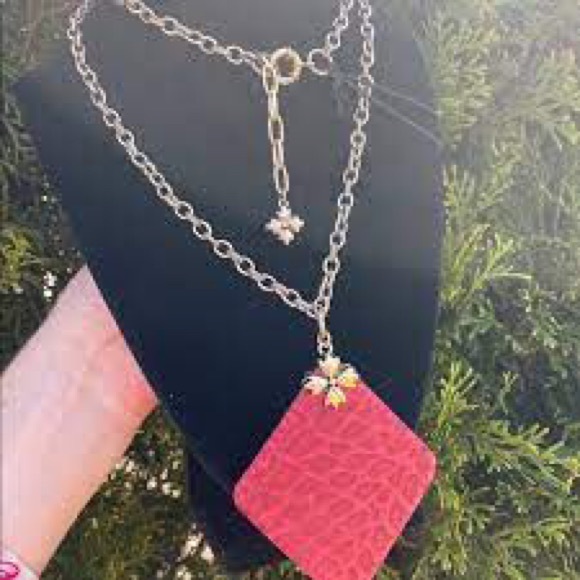 Patricia Nash ❤️ Abella 31” reversible leather necklace - Picture 3 of 4